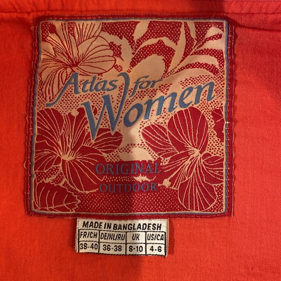 Atlas for Women - Coral Safari jacket. Size 4-6 - Picture 3 of 10